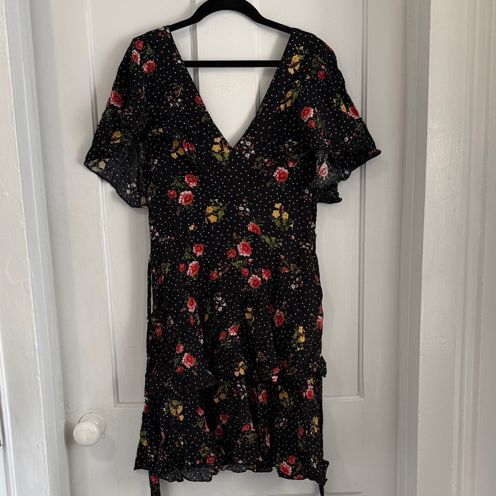 BONGO Black Floral Dress